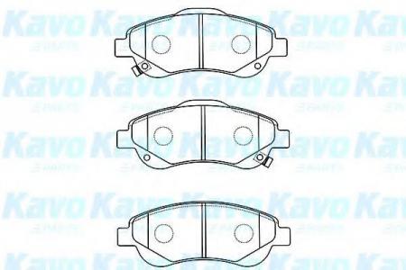 КОМПЛЕКТ ТОРМОЗНЫХ КОЛОДОК ПЕРЕДН. HONDA CR-V III 07-> BP2054