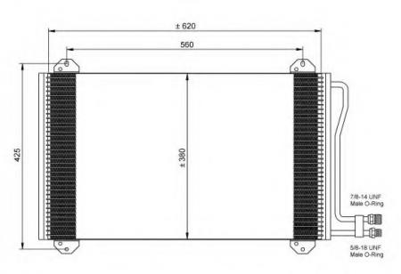 КОНДЕНСЕР MB SPRINTER 96-06 35811