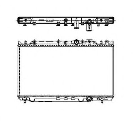 РАДИАТОР СИСТЕМЫ ОХЛАЖДЕНИЯ MAZ 626 2.0D GLX 92-97 509653