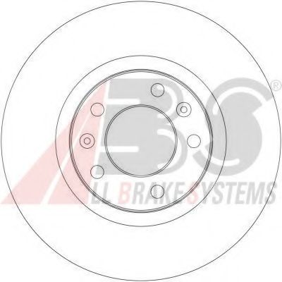 ТОРМОЗНОЙ ДИСК PEUGEOT 607 2.0, 2.2, HDI (F) 01- 17363
