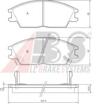  . Accord, Accent, Pony (F) 83- 36172 ABS