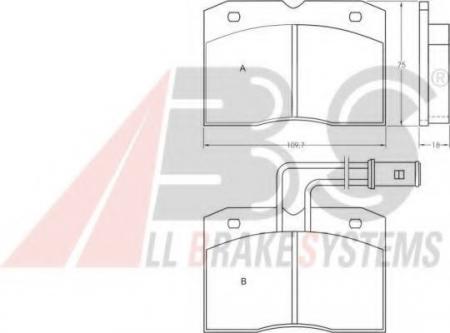 КОМПЛЕКТ ТОРМОЗНЫХ КОЛОДОК 36597