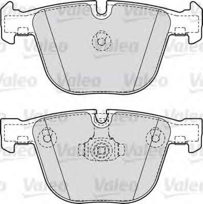 КОЛОДКИ ДИСКОВЫЕ VALEO 598820
