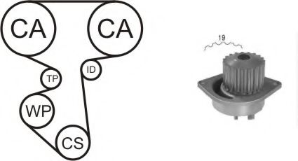 WPK-160002 CITROEN/PEUGEOT 1.6 16V 00- wpk-160002