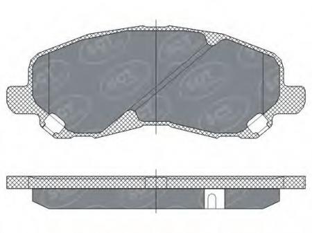 КОЛОДКИ ТОРМОЗНЫЕ SP273