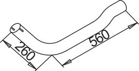 ТРУБА ВЫХЛОПНОГО ГАЗА 52107