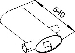 SCHALLDAEMPFER MB 51313 DINEX