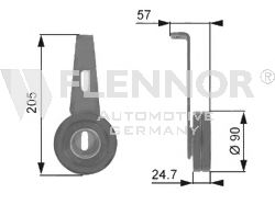 SPANNROLLE, KEILRIPPENRIEMEN FS22910