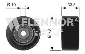 UMLENK-/FHRUNGSROLLE, KEILRIPPENRIEMEN FU99375