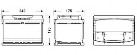  PREMIUM 12V 60AH 600A 242175175 ETN0 EN   B13 EA602
