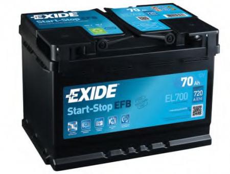  ECM 70AH 630A (R+) 278X175X190 MM EL700