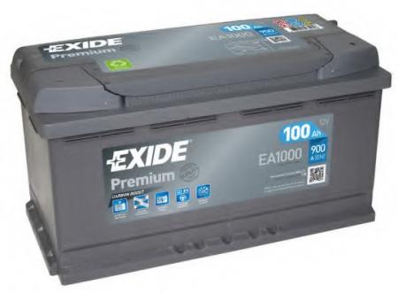  PREMIUM 12V 100AH 900A ETN 0(R+) B13 353X175X190MM 23.31KG EA1000