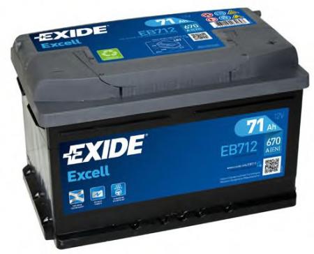 EXCELL 71AH 670A (R +) 278X175X175 MM EB712