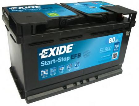  ECM 80AH 720A (R+) 315X175X190 MM EL800