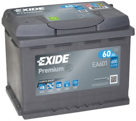  PREMIUM CARBON BOOST 12V 60AH 600A ETN 1(L+) B13 242X175X190MM 15.5KG EA601