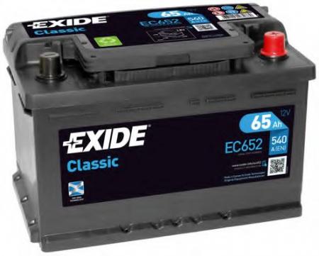  CLASSIC 65AH 540A 278X175X175 (-+) EC652