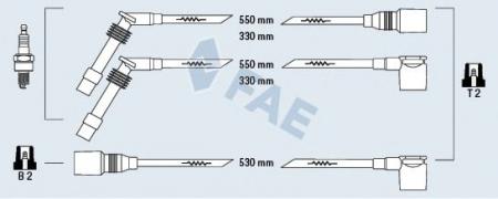 К-Т В/В ПРОВОДОВ OPEL 85087