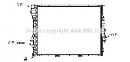 60788 / BW2275  BMW X5 E-53 590X598 3.0D 3.0I 4.4I MA +-C / 17101439103 BW2275