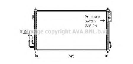 КОНДЕНСЕР NISSAN MURANO Z50 3.5 05- DN5325