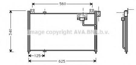 РАДИАТОР КОНДИЦИОНЕРА MAZDA 323 V 1.3/1.5/1.8/1.6-2.0 TD/D 94-99 MZ5127
