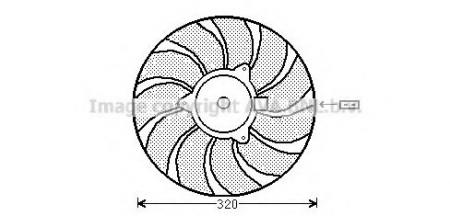 ВЕНТИЛЯТОР РАДИАТОРА OL7540