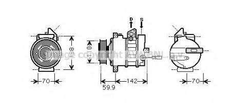 GOLF {JETTA 05-/PASSAT 05-/OCTAVIA 04-/TOURAN 03-/A3 03-/CADDY 04-}   (.) (AVA) VWAK298