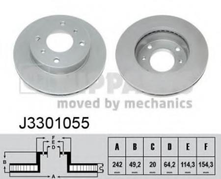   NISSAN PRIMERA (P10) 1.6-2.0 90-96  .D=242. J3301055