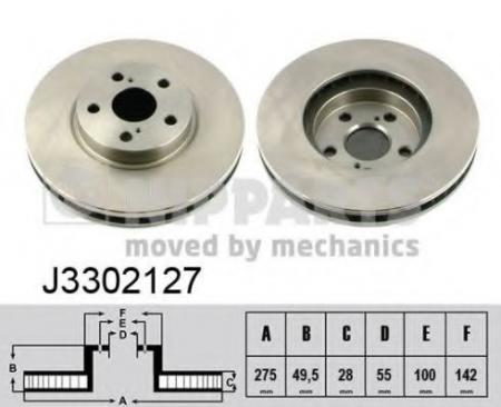   TOYOTA AVENSIS 1.6-2.0 97-03/CELICA 1.6-2.0 86-99  J3302127