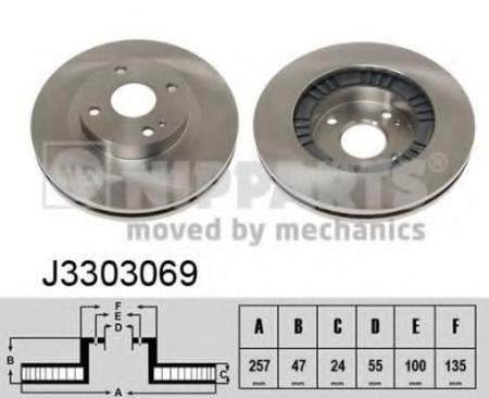   MAZDA 323 1.6-2.0 94-04  .D=258. J3303069