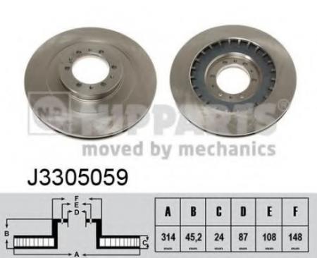   MITSUBISHI PAJERO 2.5-3.0 90-00/PAJERO SPORT 2.5-3.0 98-  J3305059