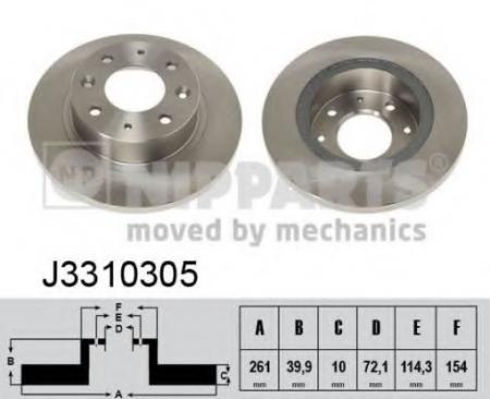  KIA CARENS 00-/CLARUS 96-  D=261. J3310305