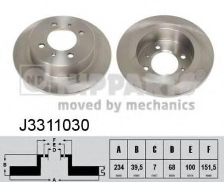   NISSAN ALMERA N15 95-00/SUNNY 90-95  J3311030