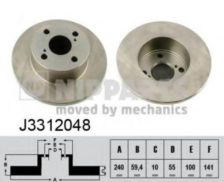   TOYOTA COROLA 00-02  D=240. J3312048