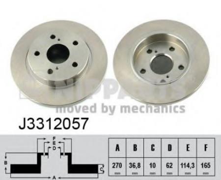   TOYOTA AURIS 07- (- )  D=270. J3312057