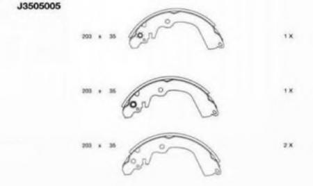  ..MITSUBISHI CARISMA/COLT/GALANT/LANCER/SPACE RUNNER 92-03 J3505005