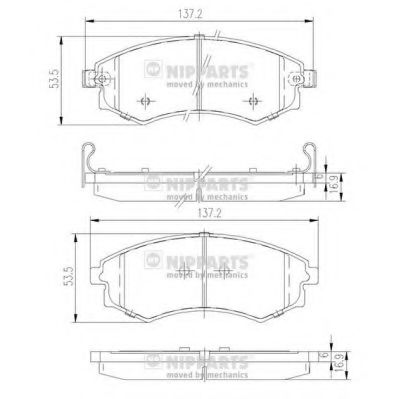   HY ELANTRA/MATRIX/SONATA/SSANGYONG REXTON/KORANDO . J3600401