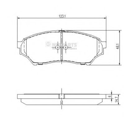   MITSUBISHI PAJERO PININ 1.8-2.0D 99-  J3605040