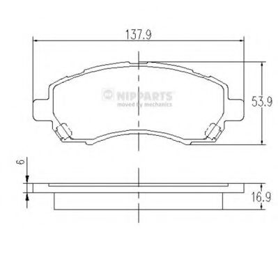   SUBARU IMPREZA 1.6-2.0 92-/LEGACY 2.0-2.5 92-00  J3607012