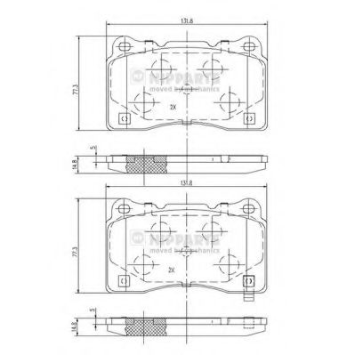    IMPREZA 2.5 2.5T 08- N3607021