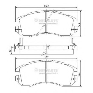   SUBARU IMPREZA/LEGACY 1.6-2.2 89-00  J3607005