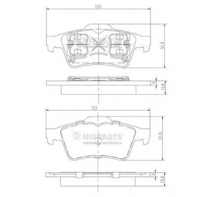   NISSAN PRIMERA (P12) 02-/RENAULT LAGUNA 01-  J3611045