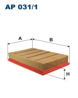 ФИЛЬТР ВОЗДУШНЫЙ BMW X3(E83) 2.0I 05- AP031/1