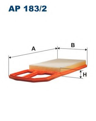 ФИЛЬТР ВОЗДУШНЫЙ DACH DUSTER 1.6, VAG BORA, GOLF4 AP 183/2