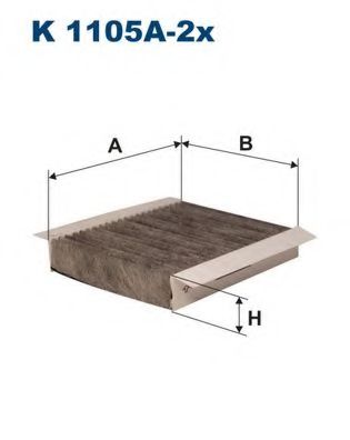 ФИЛЬТР САЛОННЫЙ K 1105A-2X