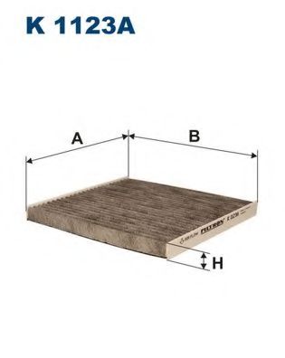 ФИЛЬТР САЛОНА УГОЛЬНЫЙ TO AVENSIS -08, COROLLA -09 K 1123A