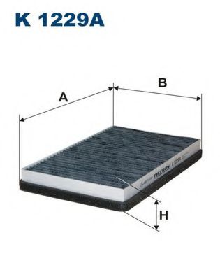 ФИЛЬТР САЛОНА УГОЛЬНЫЙ LADA GRANTA, KALINA K1229A