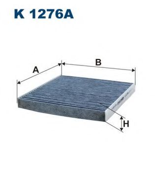 ФИЛЬТР САЛОНА УГОЛЬНЫЙ SMART FORTWO 07- K 1276A