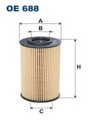  VAG A1/3/4/5/6, Q3/5, FABIA, OCTAV OE 688
