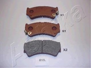 КОЛОДКИ ТОРМОЗНЫЕ ПЕРЕДНИЕ К-КТ 50-08-815