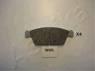 КОЛОДКИ ТОРМОЗНЫЕ ПЕРЕДНИЕ К-КТ 50-W0-000